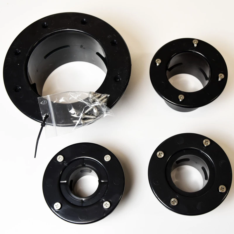 ABS fólia átvezető karima PVC csövek tömítéséhez 40-110mm kerti tavakban és szűrőrendszerekben