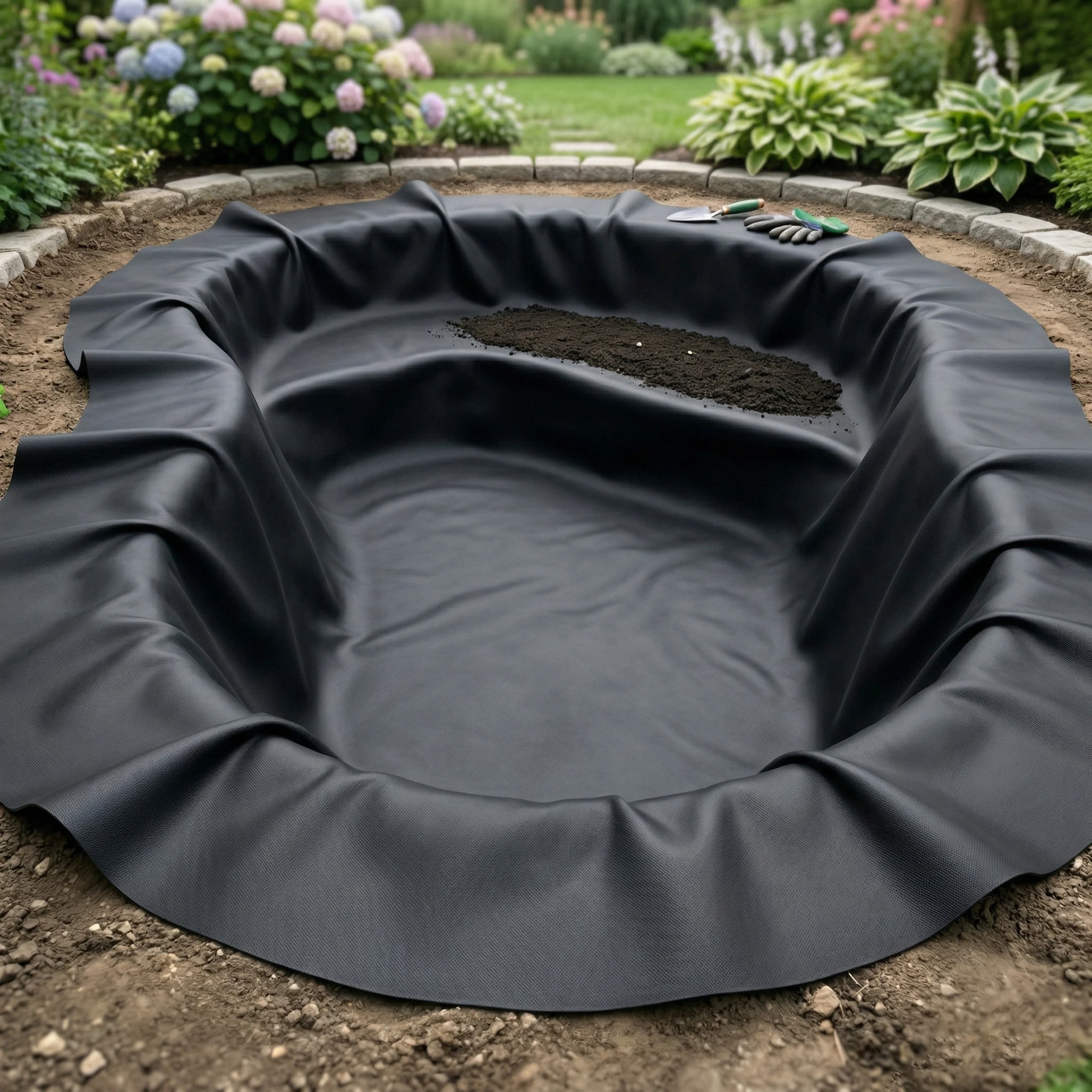 EPDM tófólia Elastoseal SealEco dísztavak, tavak és medencék vízszigeteléséhez. Vastagságok: 0.75mm - 1.5mm.